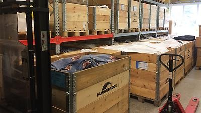Packlårar och en truck.