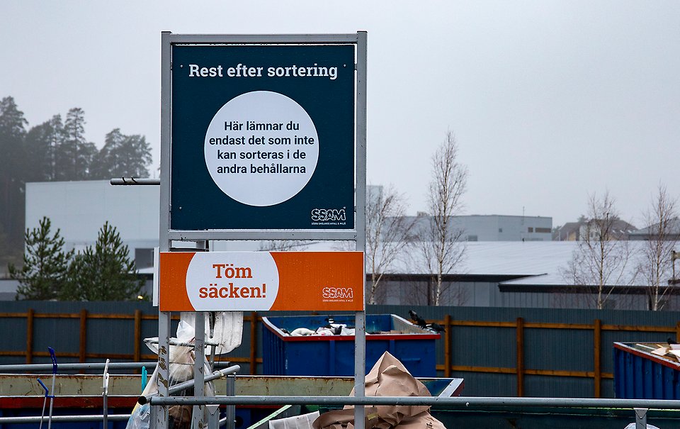 Rest efter sortering