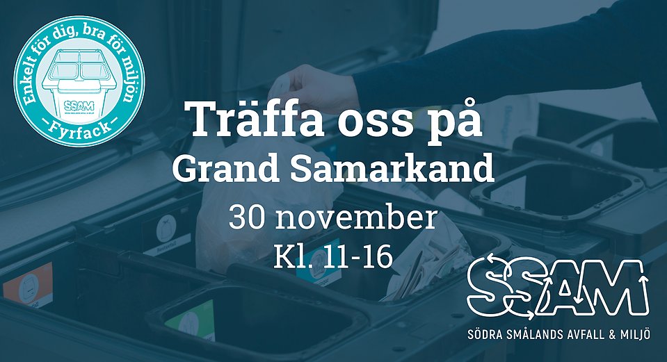 Träffa oss på Grandsamarkand 30 november