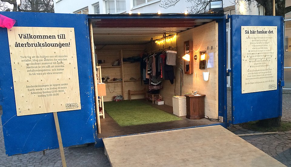 Återbrukslounge